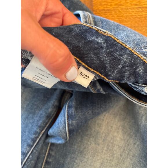 Risen wide leg jeans size 27 - Picture 4 of 7